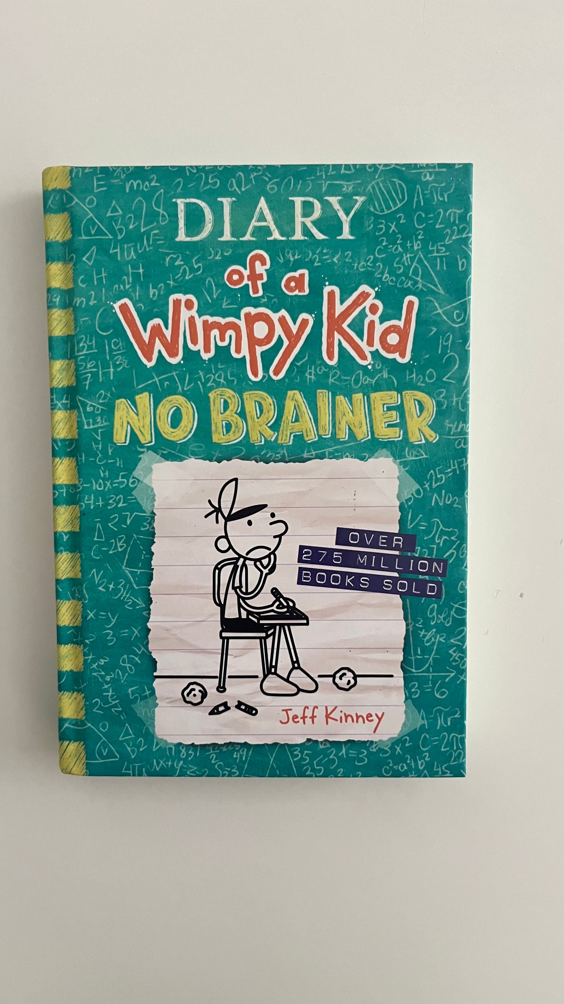 Diary of a Wimpy Kid: No Brainer hardcover cover


