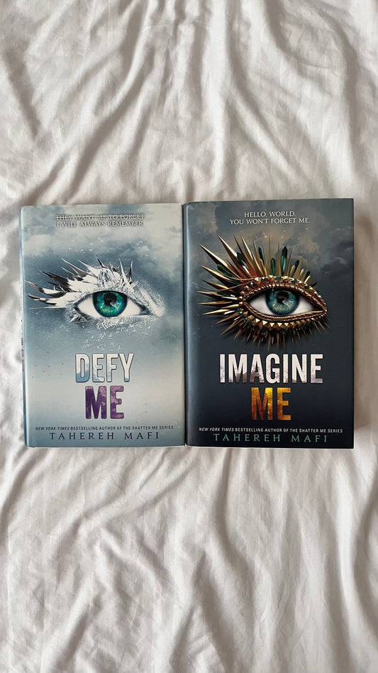 First editions - Defy Me + Imagine Me by Tahereh Mafi (Hardcover)