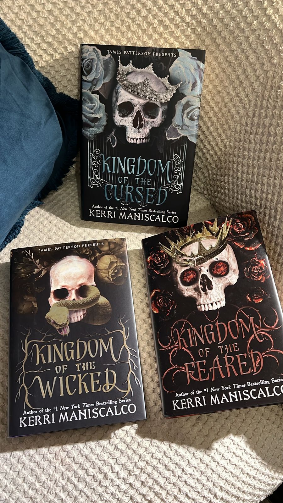 Kingdom of the Cursed Trilogy by Kerri Maniscalco (Hardback)