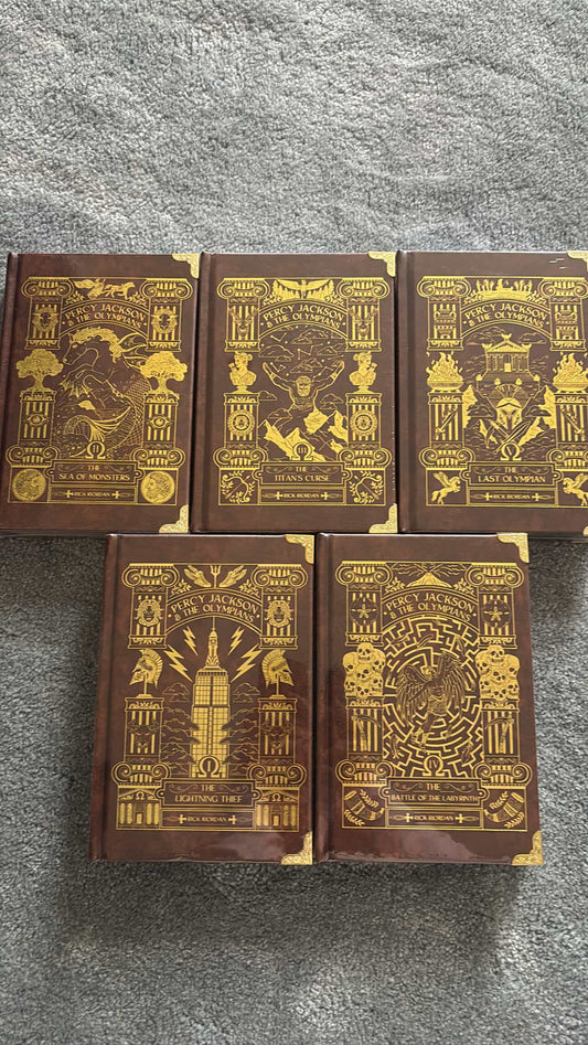 Bookish box: Percy Jackson and the Olympians set (Hardcover)
