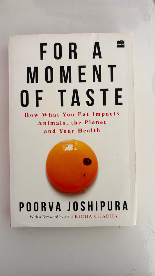 For a moment of taste by Poorva Joshipura (Paperback)