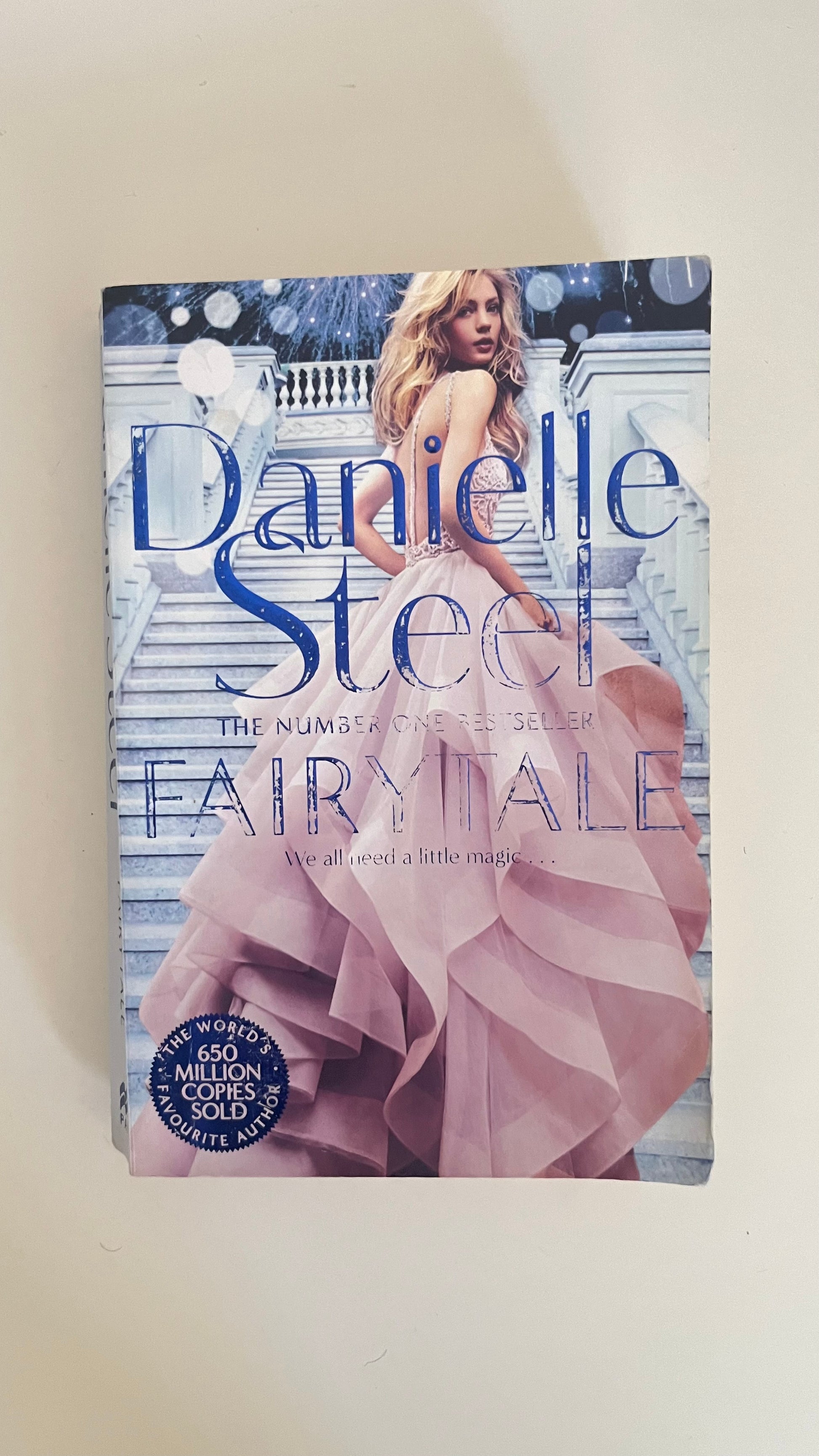 Paperback of Fairytale by Danielle Steel with a glamorous, enchanting cover design.

