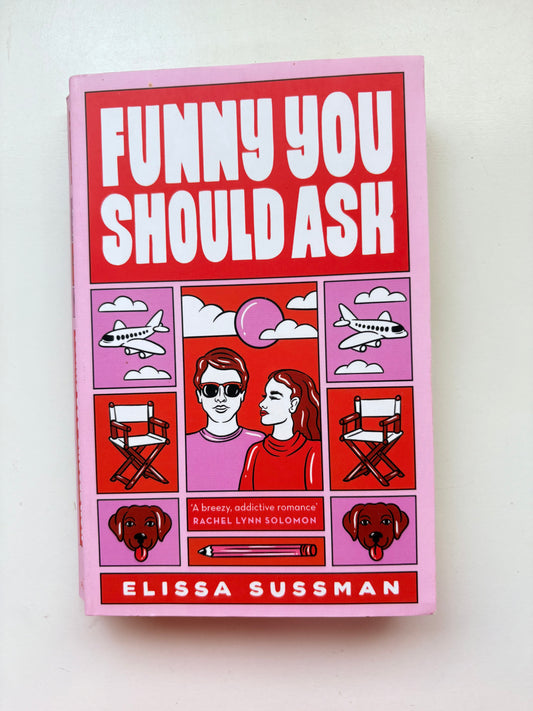 Book cover of 'Funny You Should Ask' by Elissa Sussman on a white background