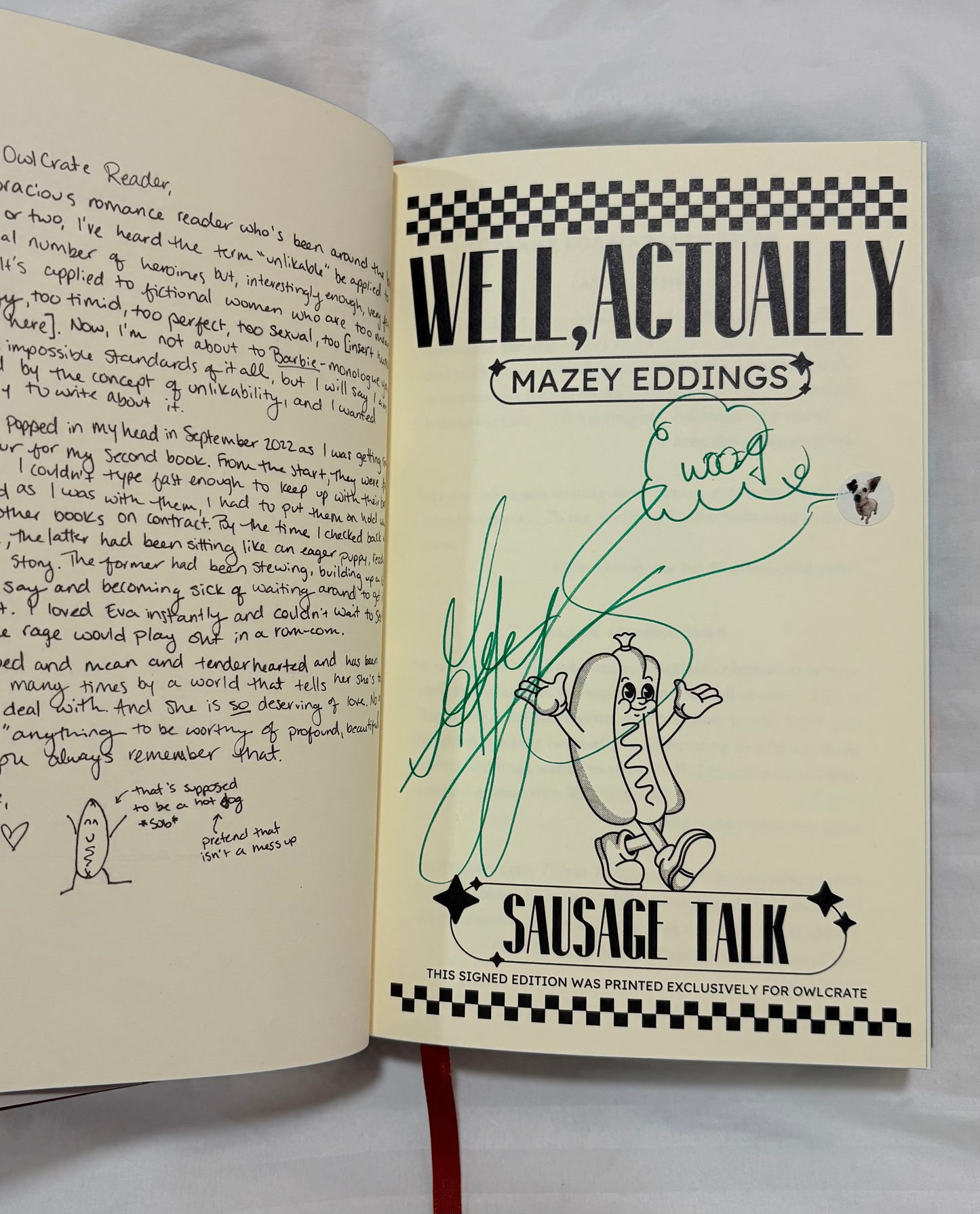 Owlcrate: Well, Actually by Mazey Eddings (Hardcover)
