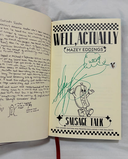 Owlcrate: Well, Actually by Mazey Eddings (Hardcover)