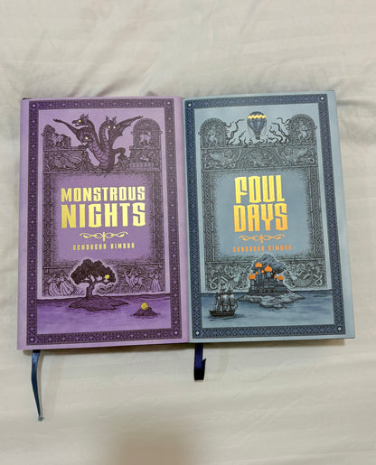 Owlcrate: Foul days and monstrous nights by Genoveva Dimova (Hardcover)