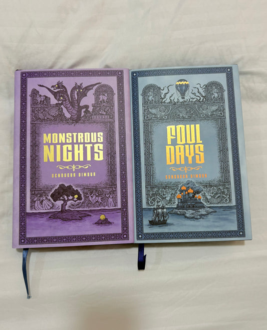 Owlcrate: Foul days and monstrous nights by Genoveva Dimova (Hardcover)