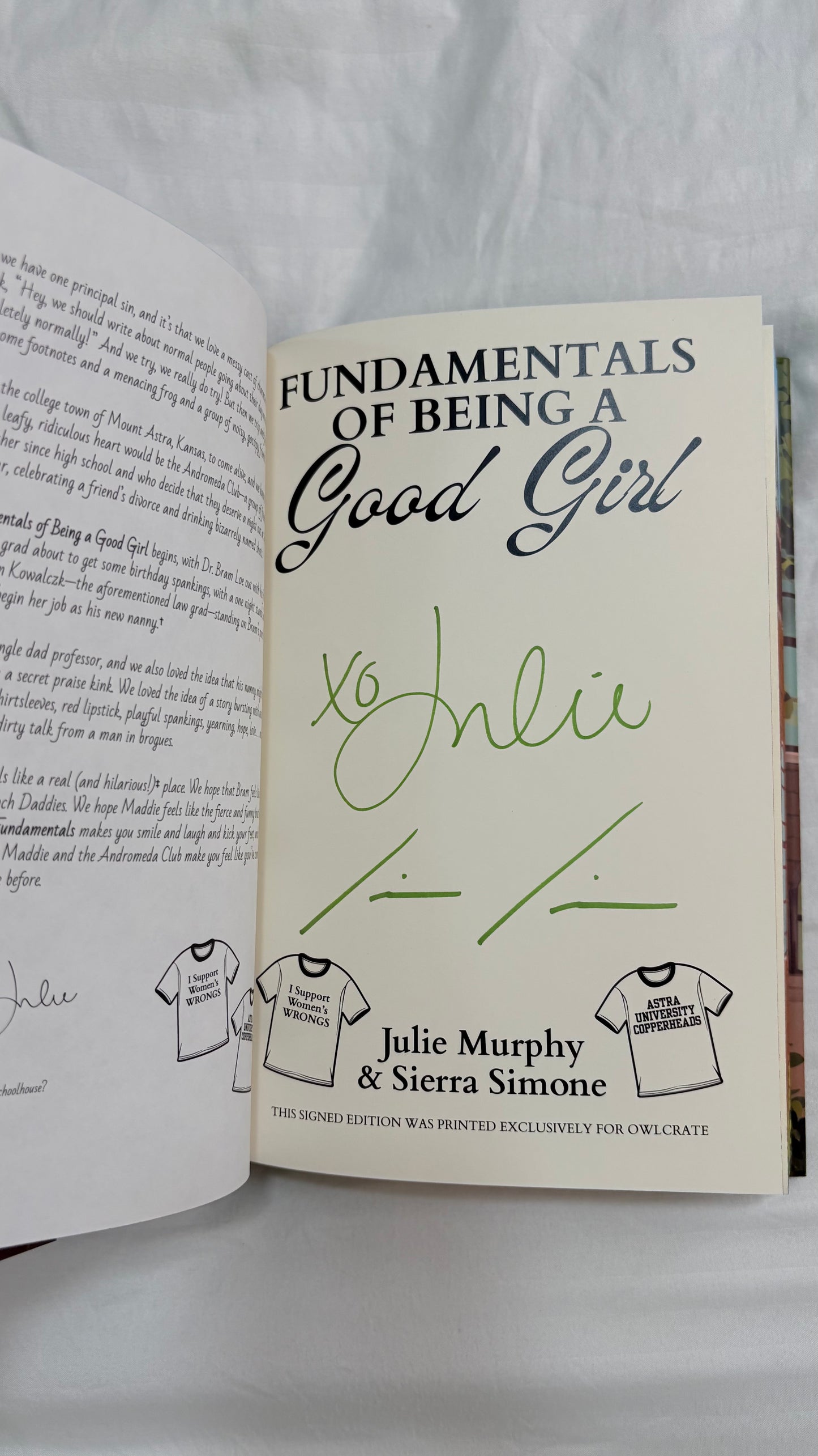 Owlcrate: The Fundamentals of Being a Good Girl by Julie Murphy & Sierra Simone (Hardcover)