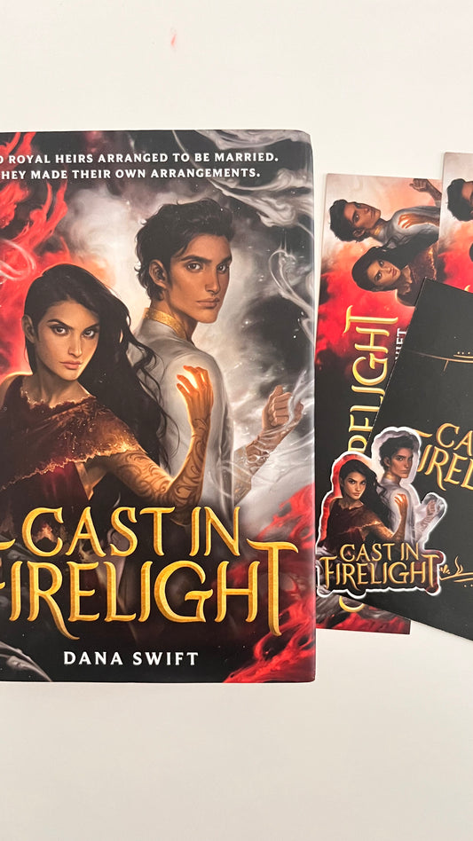Signed: Cast in firelight by Dana Swift (hardcover)