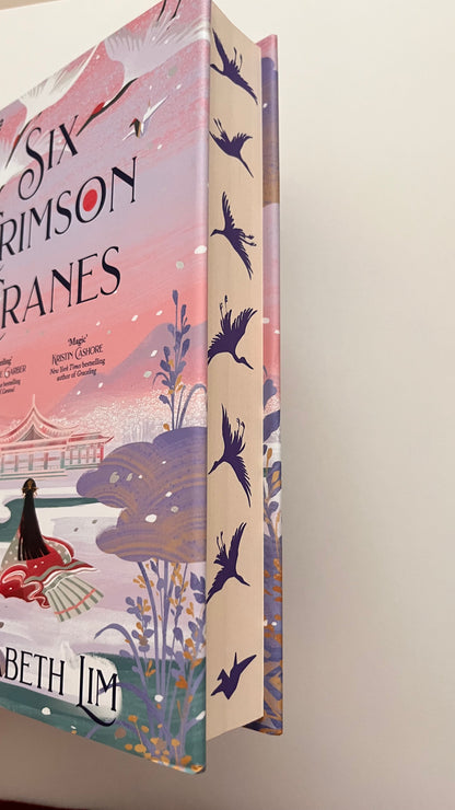 Fairyloot: Six Crimson Cranes by Elizabeth Lim (Hardcover)