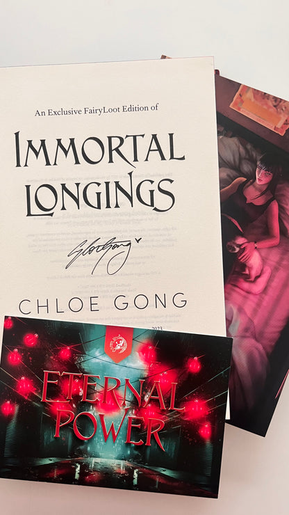Fairyloot: Immortal Longings by Chloe Gong (Hardcover)