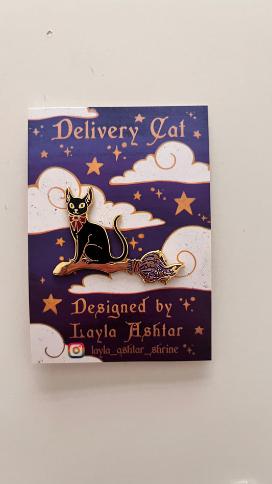 Delivery Cat Pin
