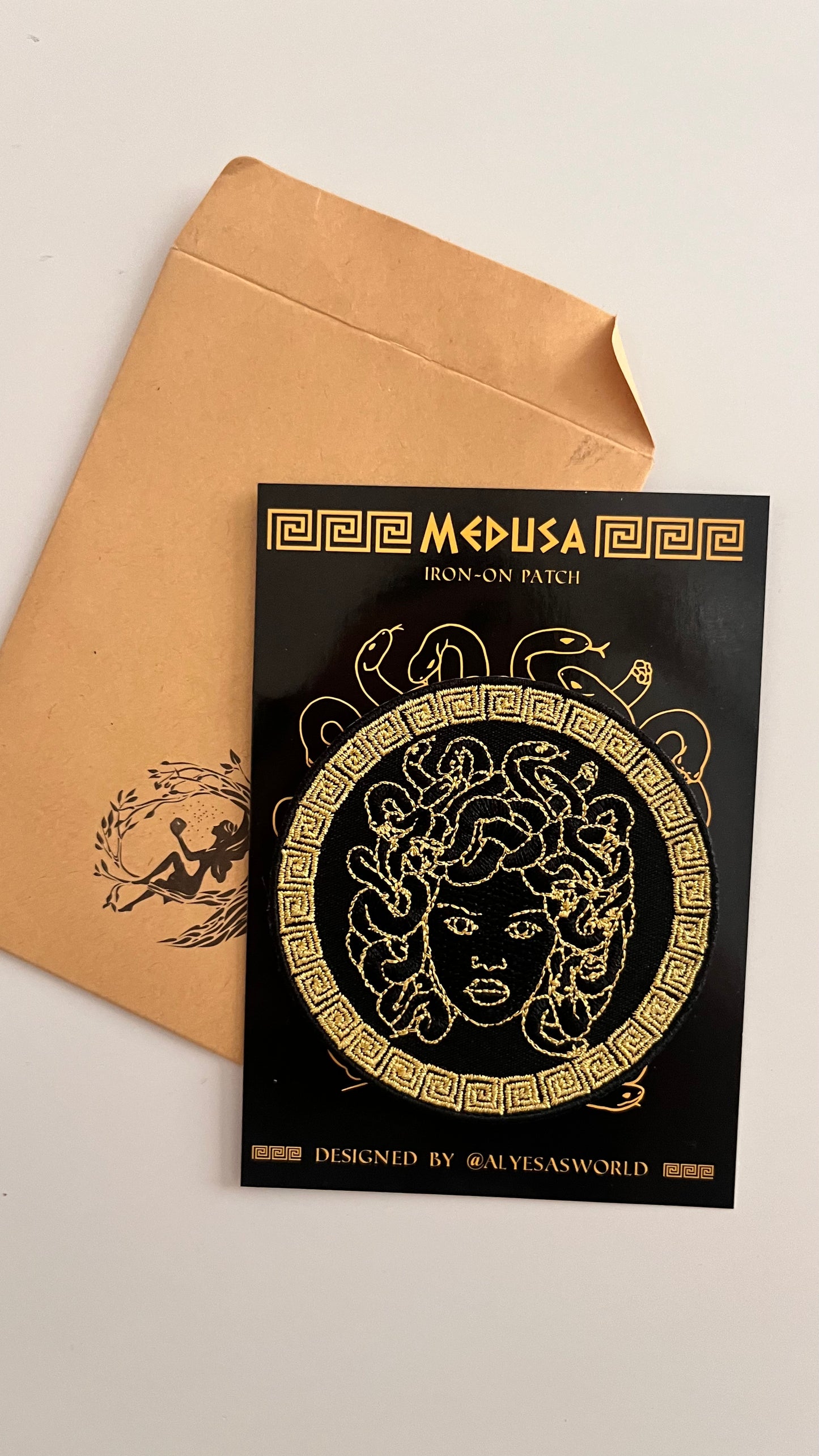 Medusa Iron on Patch