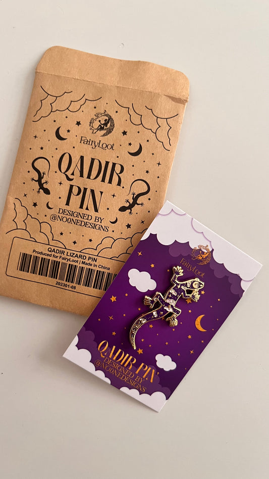 Qadir Lizard Pin