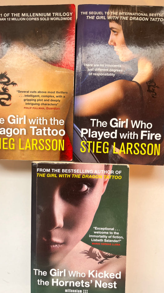 The Girl With The Dragons Tattoo Trilogy By Stieg Larsson (Paperback)