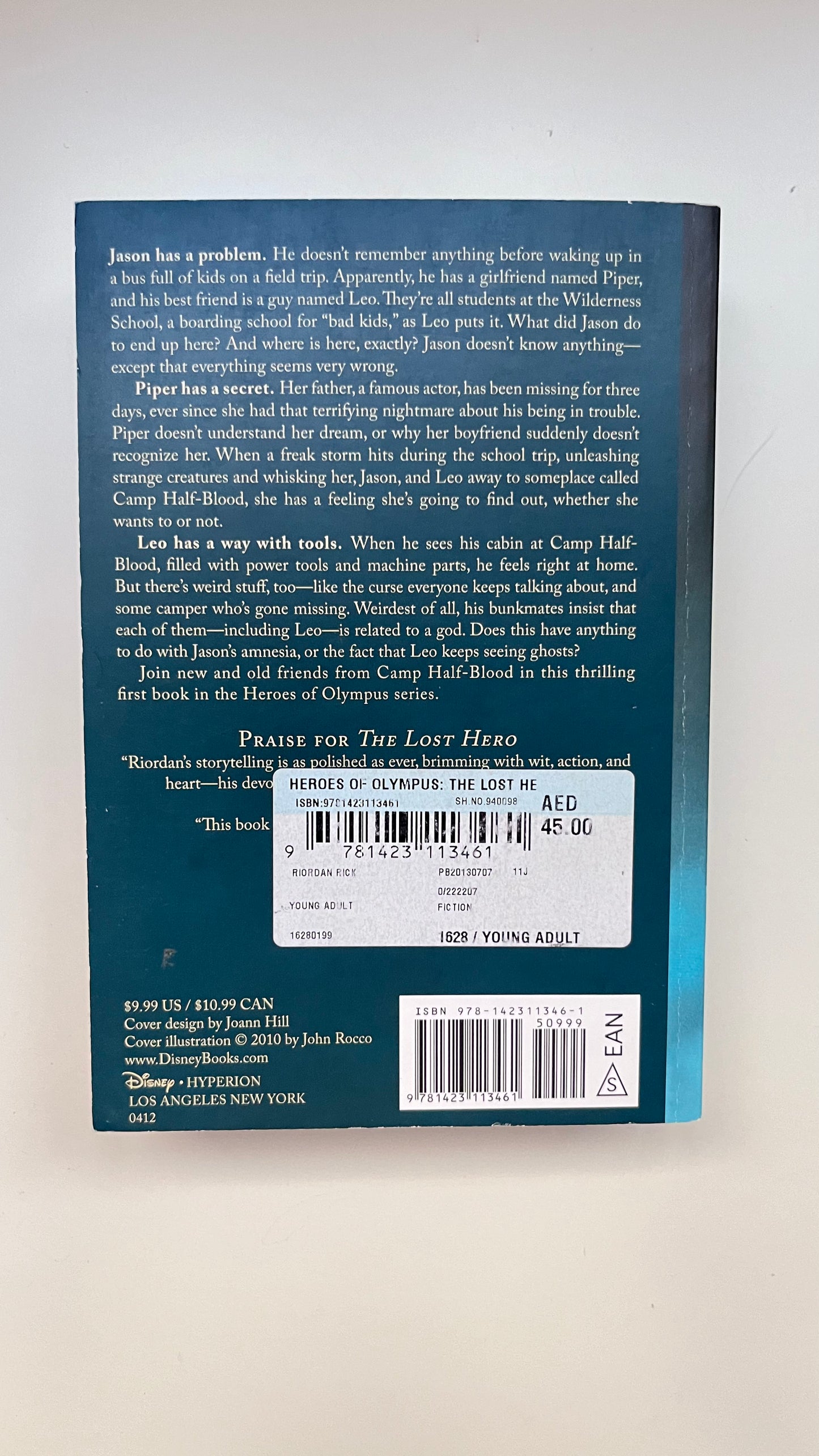 The Lost Hero By Rick Riordan (Paperback)