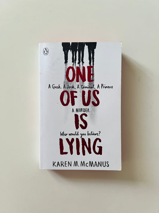 One of us is Lying by Karen M. McManus (Sprayed Edges)