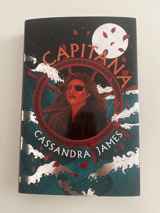 Book cover of 'Capitana' by Cassandra James on a white background