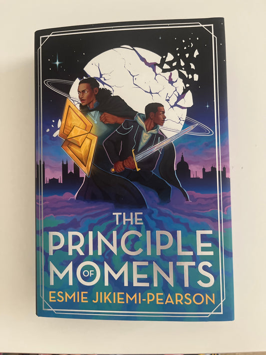 Book titled 'The Principle of Moments' by Esmie Jikeimi Pearson on a white background