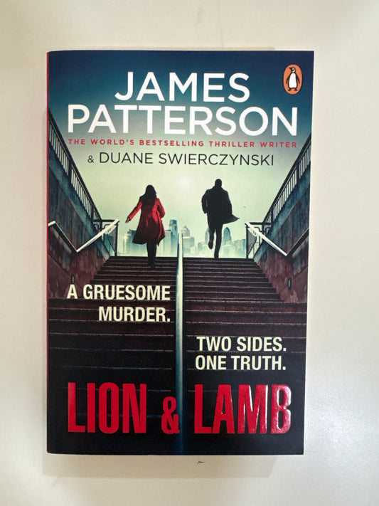 Book cover of 'Lion & Lamb' by James Patterson and Duane Swierczynski on a white background