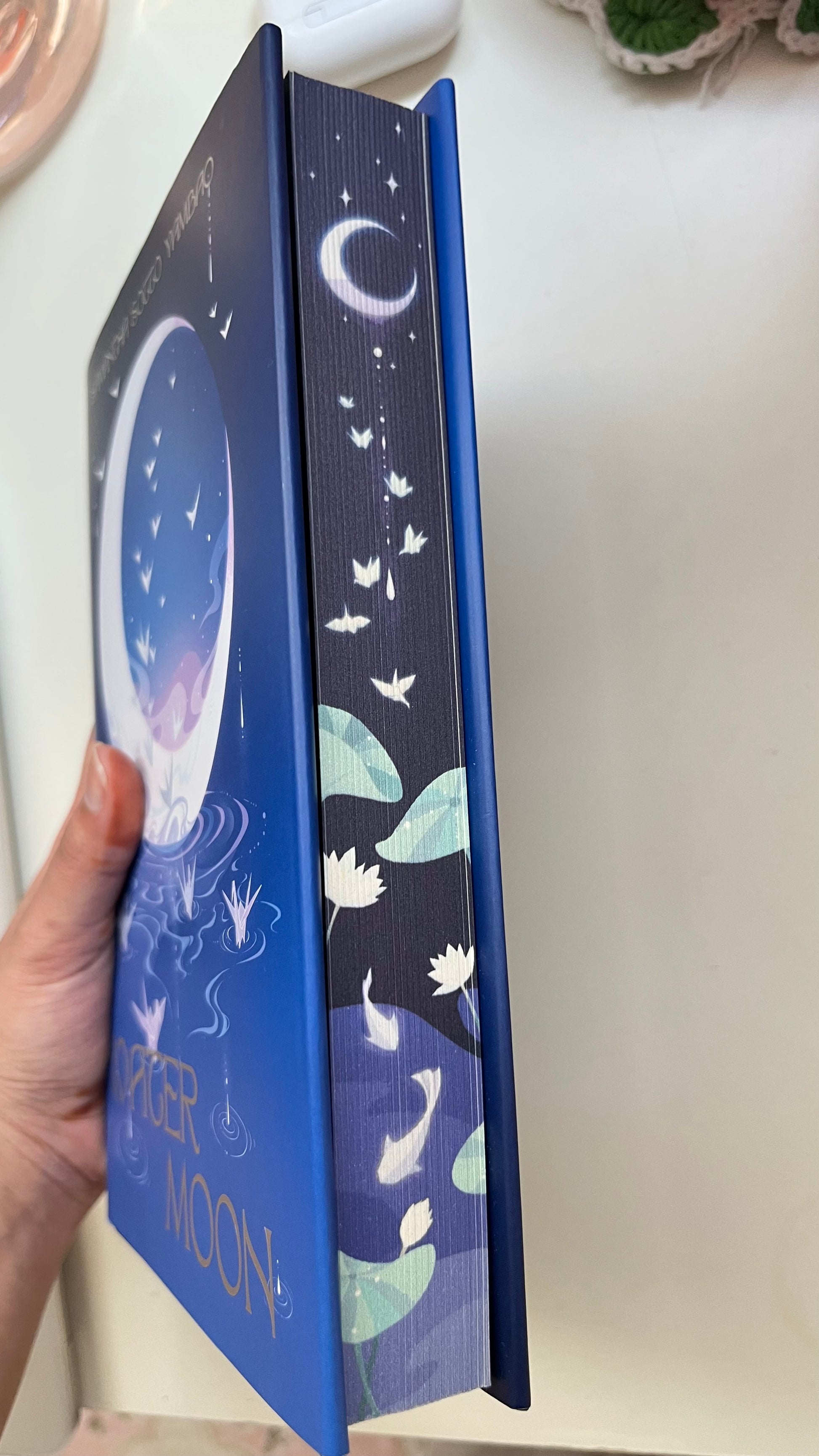Rare OwlCrate edition of Watermoon with exclusive cover and sprayed edges