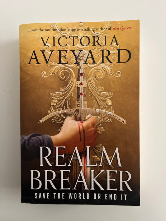 Realm Breaker by Victoria Aveyard paperback edition at Preloved Books UAE


