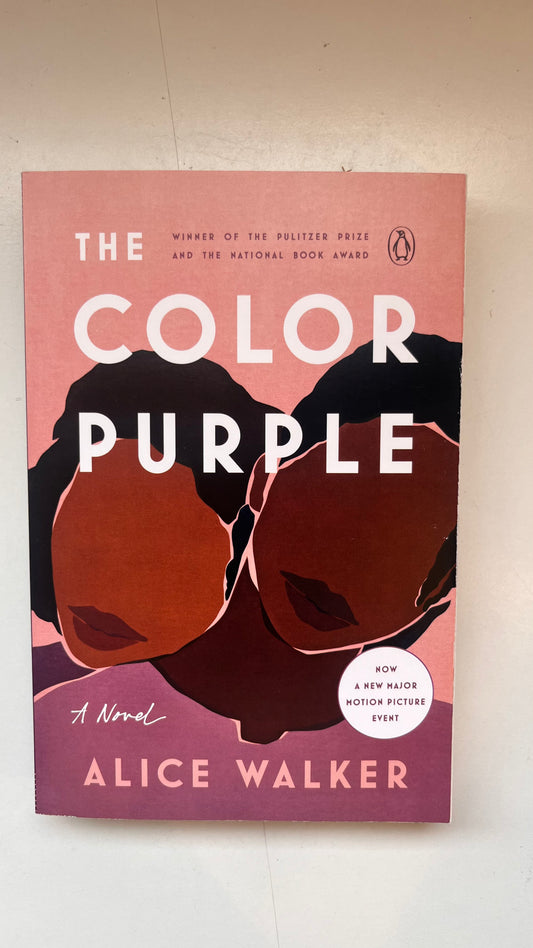 Book cover of 'The Color Purple' by Alice Walker on a white background