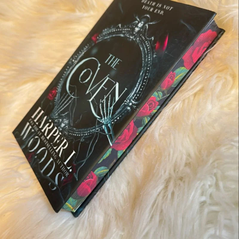 The Coven by Harper L. Woods – A stunning hardcover with sprayed edges.