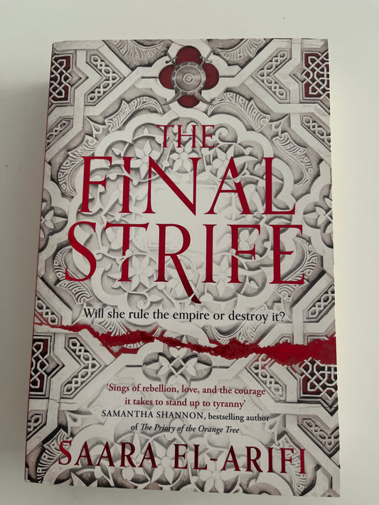 Paperback of The Final Strife by Saara El-Arifi available at Preloved Books UAE

