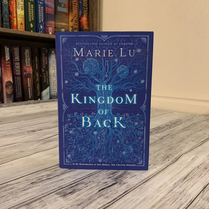 OwlCrate edition of The Kingdom of Back by Marie Lu with exclusive cover