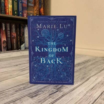 OwlCrate edition of The Kingdom of Back by Marie Lu with exclusive cover