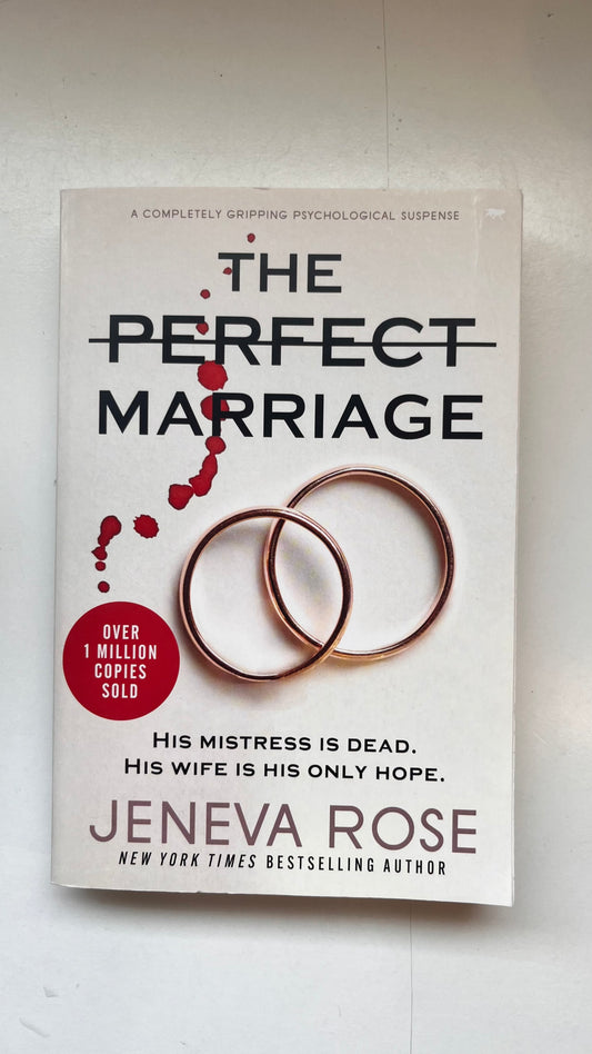 Book cover of 'The Perfect Marriage' by Jeneva Rose on a white background