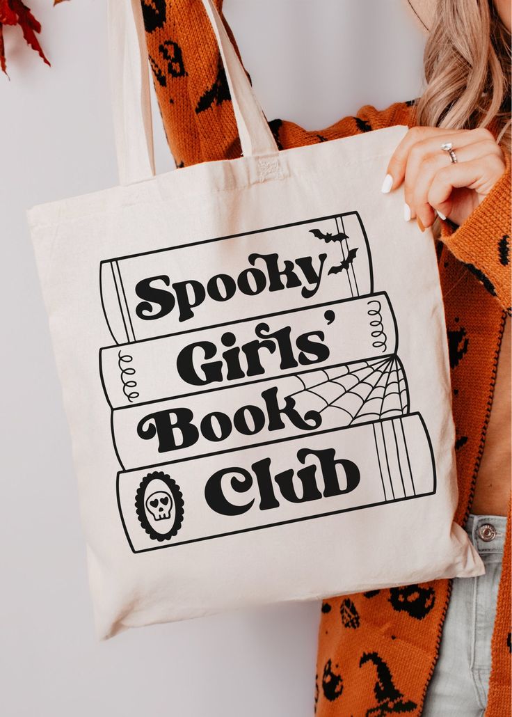 Spooky Girls Book Club - Tote Bag