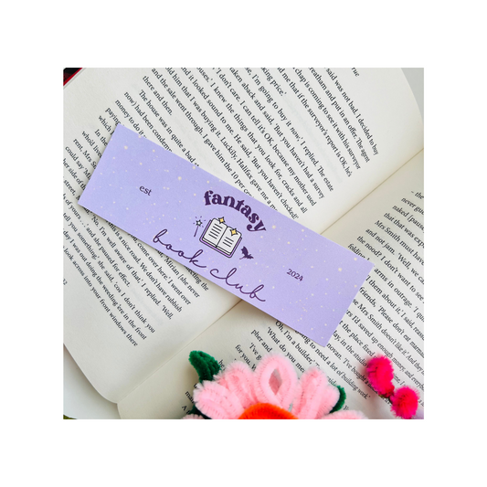 Fantasy Book Club Bookmark