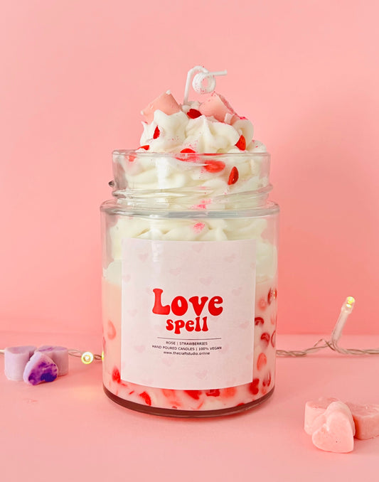 Love Spell- Whipped Candle