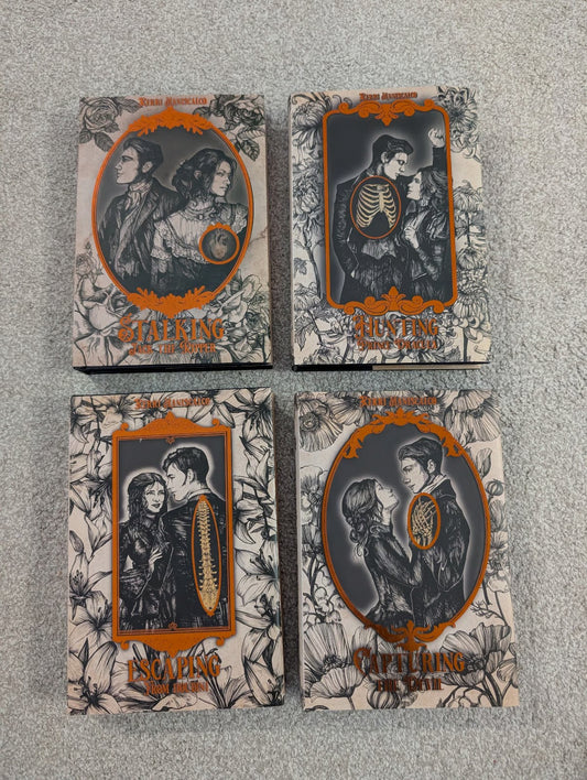 The Bookish Box- Stalking Jack The Ripper series by Kerri Maniscalco (Hardcover)