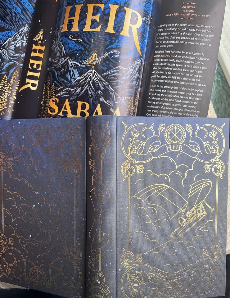 Fairyloot: Heir By Sabaa Tahir (Hardcover) - Overlays Included