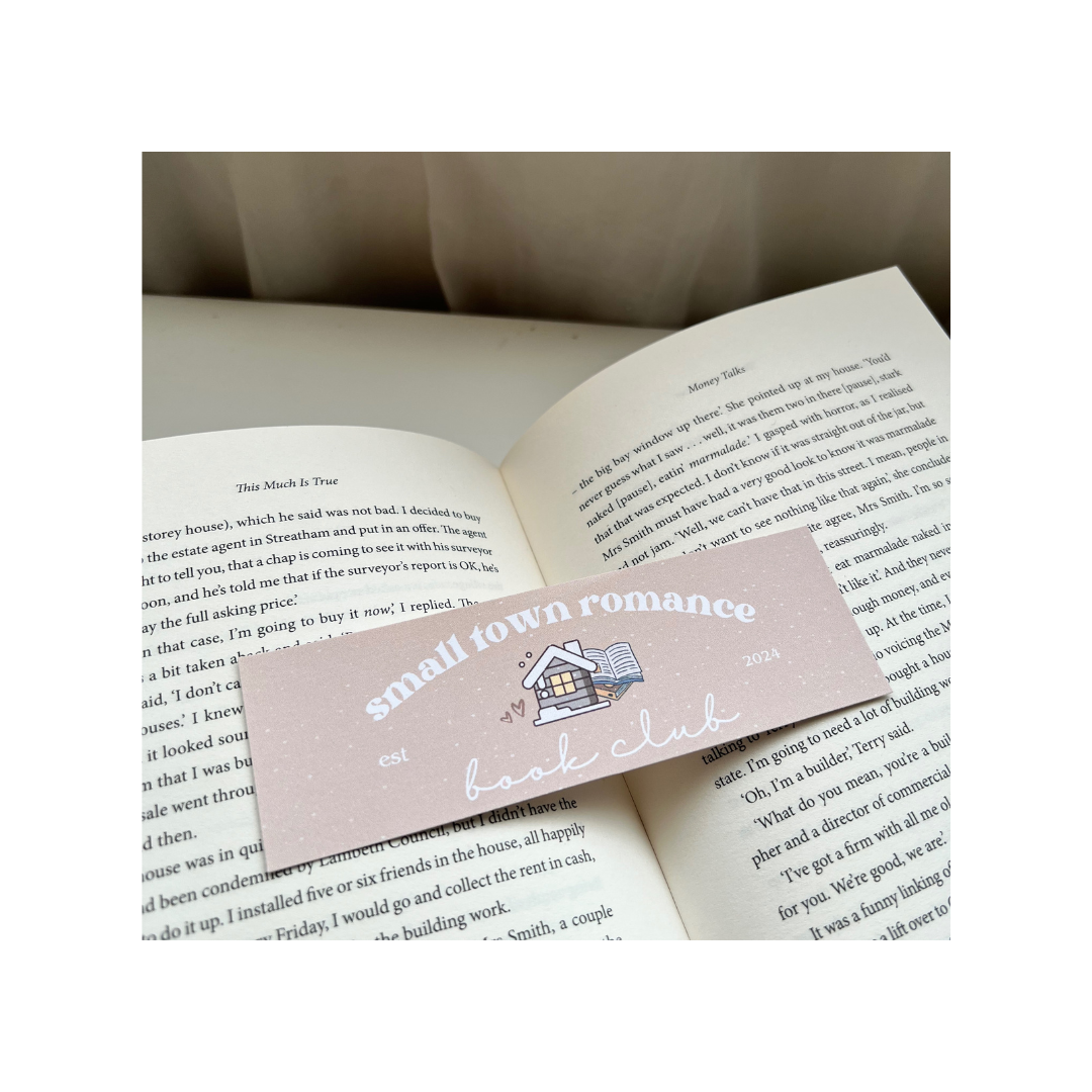 Small Town Book Club Bookmark